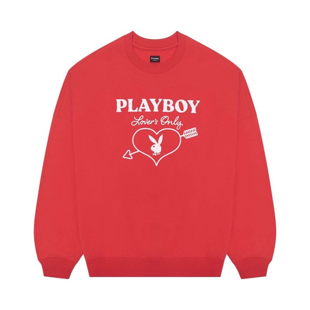 Playboy By PacSun Love Club Crew Neck Sweatshirt